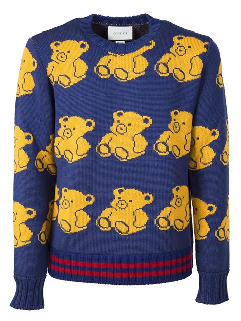 gucci teddy bear shirt replica|gucci teddy bear sweater.